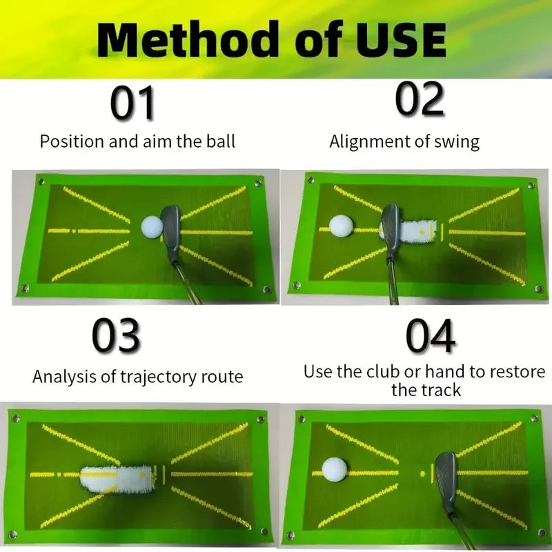 Golf Practice Mat, Indoor And Outdoor Golf Hitting Mat