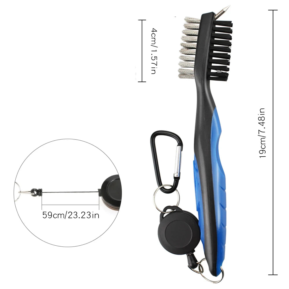 Golf Towel Microfiber Waffle Pattern Golf Brush Tool Kit With Club Groove Cleaner Golf Divot Repair Tool Golf Accessories