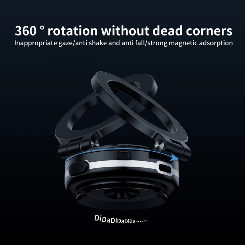 360 Degree Folding Phone Holder For MagSafe, Electric Suction