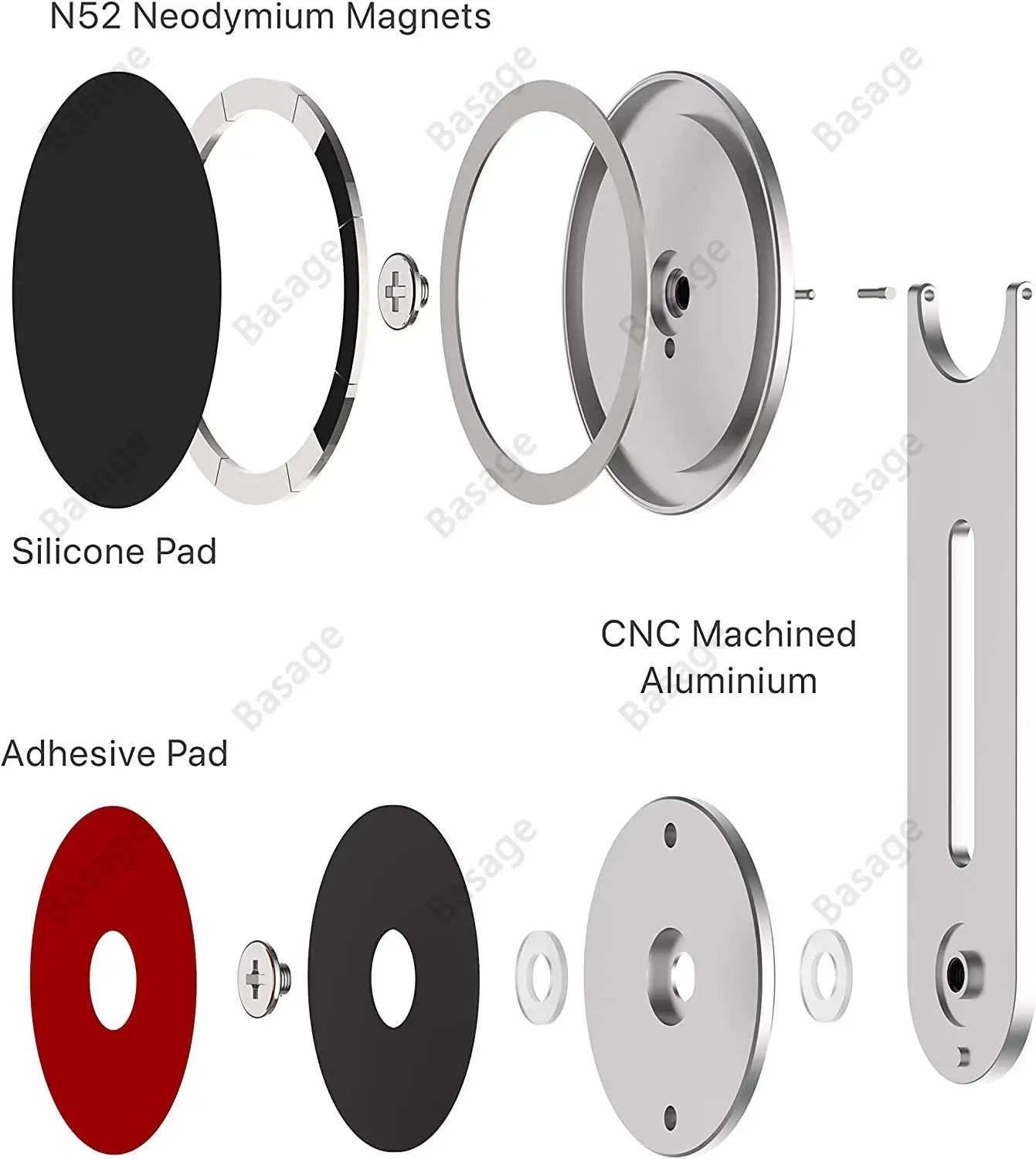 Slim Magnetic Iphone Laptop Mount