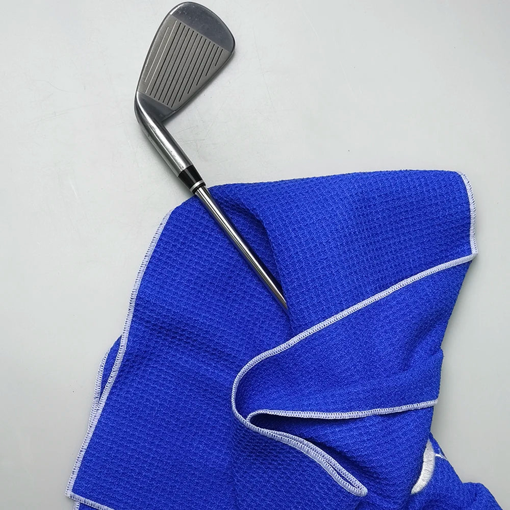 Golf Towel Microfiber Waffle Pattern Golf Brush Tool Kit With Club Groove Cleaner Golf Divot Repair Tool Golf Accessories